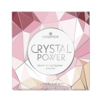 ESSENCE CRYSTAL POWER руж и хайлайтър палитра, 1бр.