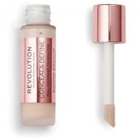 REVOLUTION CONCEAL&DEFINE FULL COVERAGE FOUNDATION Фон дьо тен F1, 23мл.