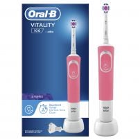 ORAL-B POWER VITALITY  100 3D White Електрическа четка за зъби розова