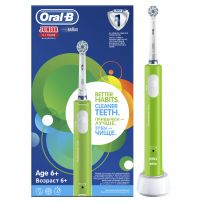 ORAL-B POWER JUNIOR Електрическа четка за зъби зелена 6+