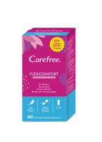 CAREFREE Ежедневни дамски превръзки flexicomfort cotton feel fresh scent, 60 бр.