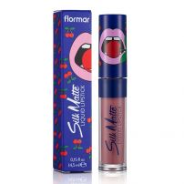 FLORMAR CHERRY SILK MATTE Течно матово червило с аромат на череши №42 Bing, 1бр. 