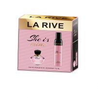 LA RIVE SHE IS MINE Подаръчен комплект парфюм 90 мл + дезодорант 150 мл 