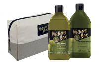 NATURE BOX Подаръчен комплект Nature Box Olive шампоан 385мл +  балсам 385мл