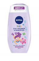 NIVEA KIDS Детски 2в1 душ-гел и шампоан за момчета 250мл