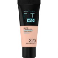MAYBELLINE NEW YORK FIT ME MATTE Фон дьо тен 220 NATURAL BEIGE, 30 мл.