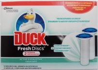 DUCK FRESH DISCS Гел ароматизатор за тоалетна чиния EUCALYPTUS, 2X36 мл.