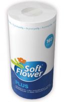 SOFT FLOWER Кухненска ролка AS1/160 листа, 1 бр