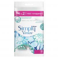 GILLETTE VENUS Даска еднократна самобръсначка  Simply 4+2 бр.