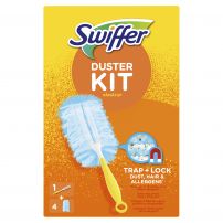 	SWIFFER Кит за почистване на прах с къса дръжка + 4 рефила