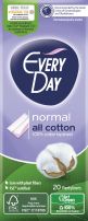EVERYDAY NORMAL Ежедневни дамски превръзки all cotton, 20 бр.