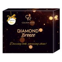 GOLDEN ROSE DIAMOND BREEZE Комплект Лосион за тяло + Течен хайлайтър + Сенки + Топър за устни + Червило