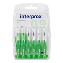 DENTAID INTERPROX 4G micro 0.9mm, ISO 2 Интердентални четки за зъби, 6 бр./оп.