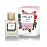 COLABO FLORAL  EDP - 90% Натурален унисекс парфюм, 100 мл - Флорален аромат:Роза & Касис
