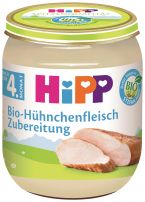 HIPP BIO Еднокомпонентно пюре пилешко месо 4+месеца 6020 125 г