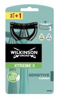 WILKINSON SWORD EXTREME 3 SENSITIVE Мъжка самобръсначка за еднократна употреба, 3+1 бр.
