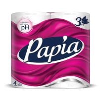 PAPIA Тоалетна хартия  3пл. 4 броя