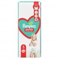 PAMPERS PANTS JUMBO PACK Бебешки гащички за еднократна употреба Junior размер 5, 12-17кг., 48 бр.