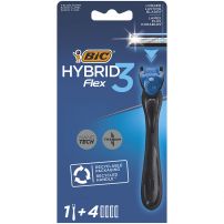 BIC FLEX3 HYBRID Мъжка система за бръснене, 1 бр. + 4 бр. ножчета