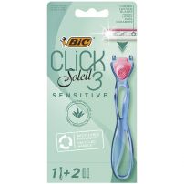 BIC CLICK SOLEIL3 SENSITIVE Дамска система за бръснене, 1 бр. + 2 ножчета