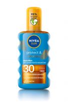 NIVEA Sun Protect & Bronze Защитно олио за допълнителен тен SPF 30, 200 мл