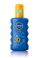 NIVEA Sun Детски цветен слънцезащитен спрей SPF 30, 200 мл