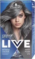 LIVE URBAN METALLICS Боя за коса U72 Dusty silver