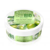 EVELINE Extra Soft BIO Маслина - Регенериращ крем за лице и тяло, 175 мл / 97% Натурални съставки