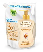 SPUMA DI SCIAMPAGNA Пълнител за течен сапун бадемово мляко и масло от ший, 1500 мл.