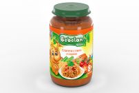 BEBELAN OVKO Пюре спагети с пиле и сирена 8+м, 220 гр.