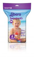 LIBERO SWIMPANTS Гащички за плуване M (10-16kg) 6бр.