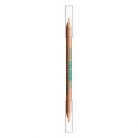 NYX PROFESSIONAL MAKE UP WONDER PENCIL Молив за микрохайлайт дуо Medium peach, 0,7 г