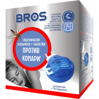 BROS Електрически-изпарител против комари+10 таб
