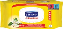 SEPTONA LEMON Антибактериални кърпи, 60 бр.