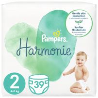 PAMPERS HARMONIE Бебешки пелени за еднократна употреба размер 2, 4-8 кг., 39 бр.