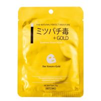 MITOMO ESSENCE GOLD + BEE VENOM FACIAL Подмладяваща маска за лице със злато и пчелна отрова, 25гр.