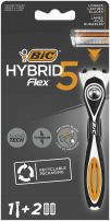 BIC FLEX 5 HYBRID Мъжка система за бръснене+2 ножчета