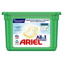 ARIEL ALL IN 1 SENSITIVE Гел капсули за пране, 14 бр.