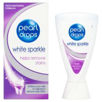 PEARL DROPS WHITE SPARKLE Избелваща паста за премахване на петна по зъбите, 50мл