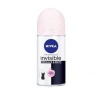 NIVEA INVISIBLE ON BLACK & WHITE CLEAR Дамски рол он, 50 мл