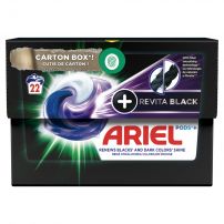 ARIEL REVITA BLACK Капсули за черни дрехи, 22 пранета