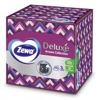ZEWA DELUXE AROMA COLLECTION Кубче кърпички за лице 3пл., 60 бр.