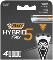BIC FLEX 5 HYBRID Резервни ножчета за система, 4бр