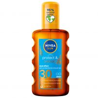 NIVEA SUN PROTECT&BRONZE Защитно олио за допълнителен тен SPF 30, 200 мл