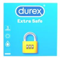 DUREX EXTRA SAFE Презервативи, 3 бр. 