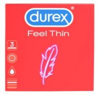 DUREX ULTRA THIN/FEEL THIN Презервативи, 3 бр.