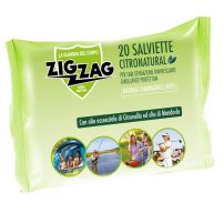 ZIG ZAG Цитронатурал мокри кърпи против ухапване от комари, 20 бр.