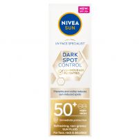 NIVEA SUN Слънцезащитен крем за лице Luminous против пигментация SPF 50+, 40 мл