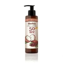 HERBIS Натурално слънцезащитно мляко SPF50, 200 мл 