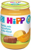 HIPP BIO Пюре картофи с тиква и телешко 6270, 190г 